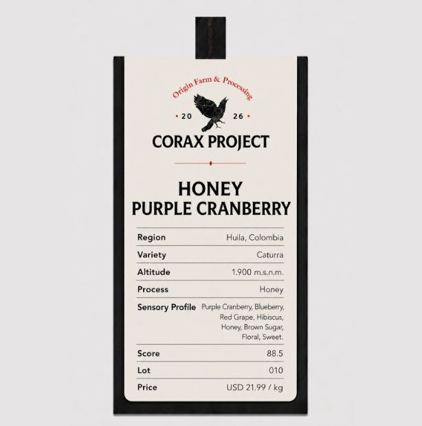 Honey  purple cranberry